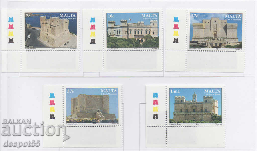 2006. Malta. Castele și castele.