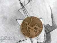 Монета - Великобритания - 1 пени | 1910г.