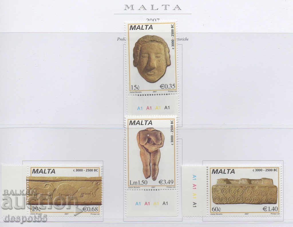2007. Малта. Праисторически скулптури.