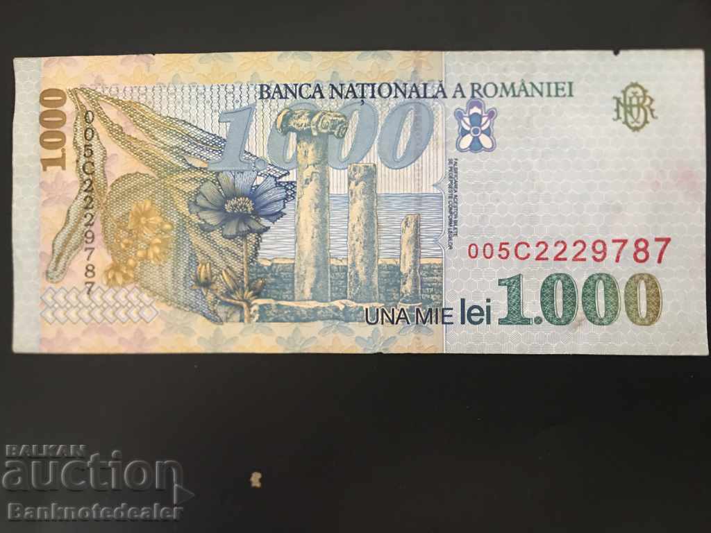 Romania 1000 lei 1998 Pick 106 Ref 9787 with price 1.00 BGN | € 0.51 Romania 1000 lei 1998 Pick 106 Ref 9787 with price 1.00 BGN | € 0.51