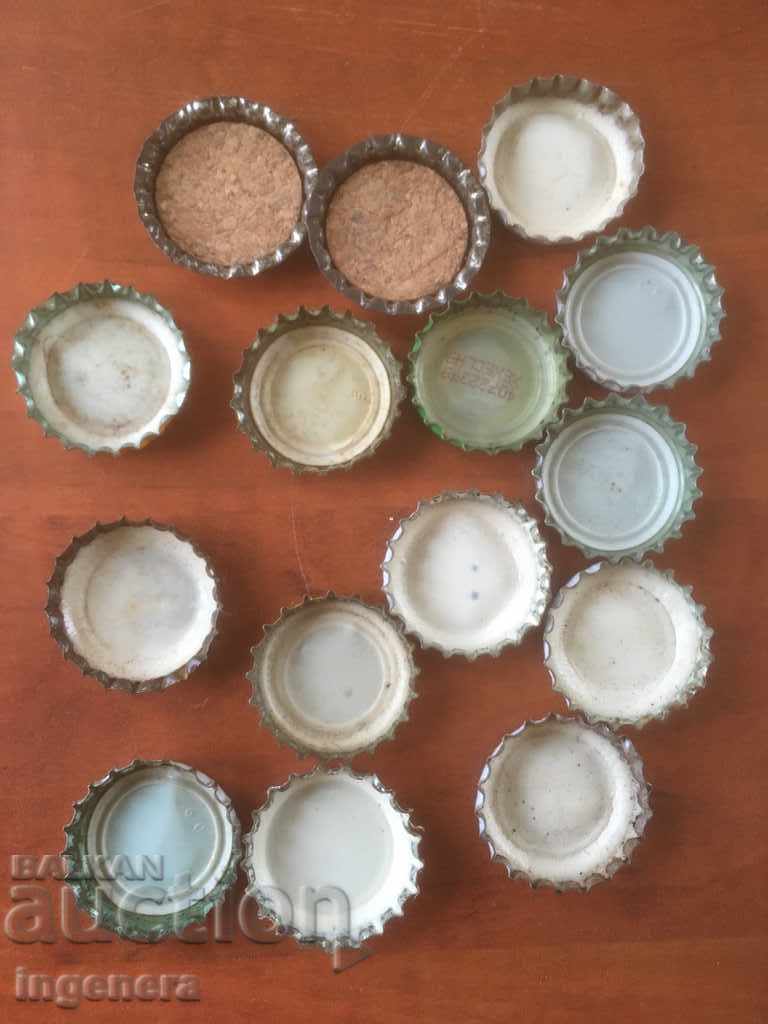Delivery of BOTTLE CAP CAPS LEMONADE BEER FOR COLLECTION-15 PCS Delivery of BOTTLE CAP CAPS LEMONADE BEER FOR COLLECTION-15 PCS