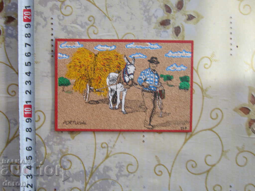 Old cork postcard with price 10.00 BGN | € 5.11 Old cork postcard with price 10.00 BGN | € 5.11