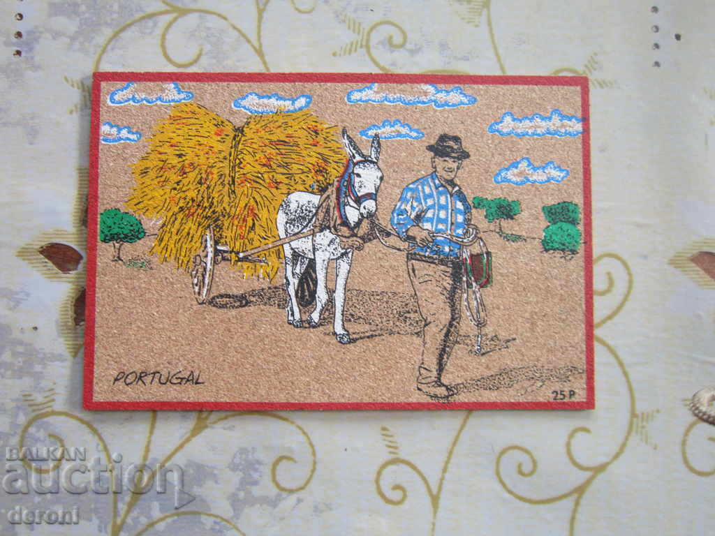 Old cork postcard - 6 Old cork postcard - 6