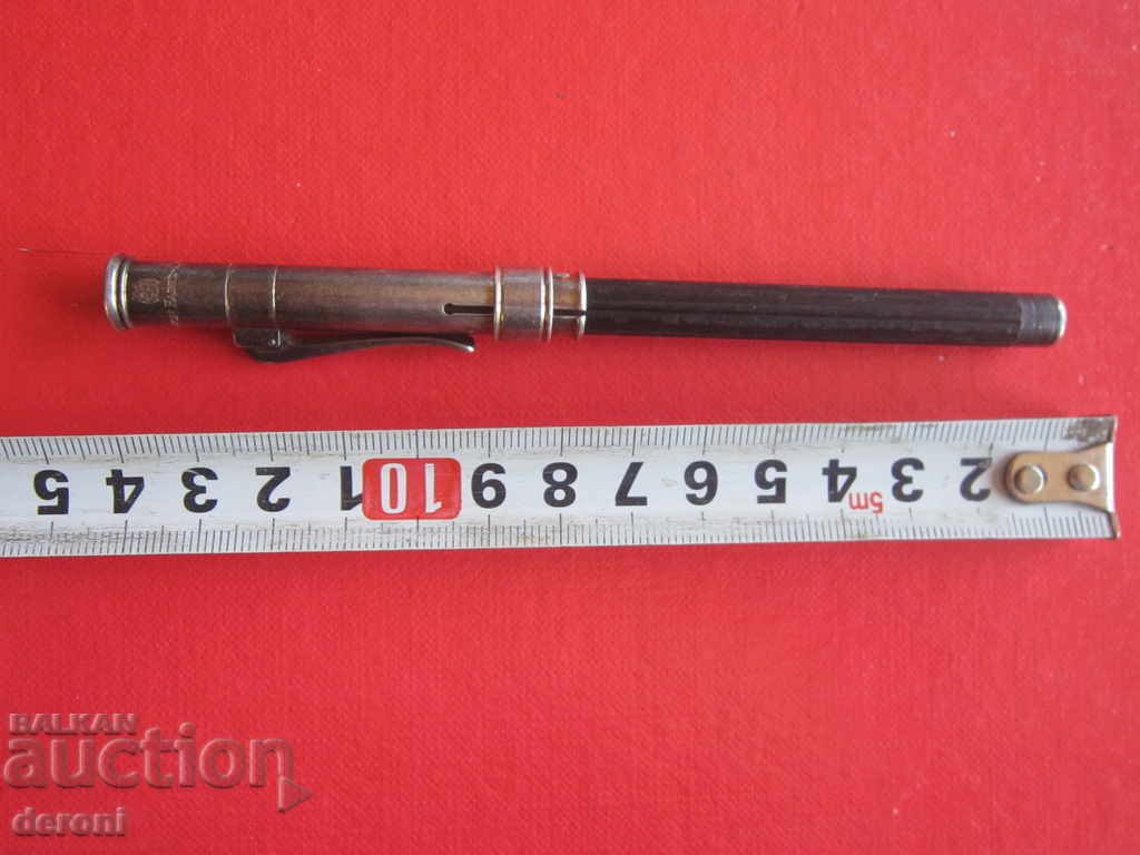 Уникален сребърен молив писалка Graf Von Fabel Castell