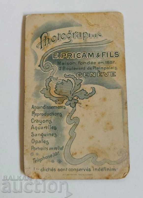 END OF 19TH CENTURY OLD PHOTO PHOTO CARDBOARD WOMAN - 5