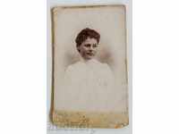 END OF 19TH CENTURY OLD PHOTO PHOTO CARDBOARD WOMAN