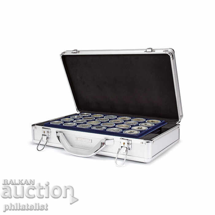 Leuchtturm Cargo L 6 aluminum suitcase - 6 boards incl. - 190 mon with price 106.00 BGN | € 54.20 Leuchtturm Cargo L 6 aluminum suitcase - 6 boards incl. - 190 mon with price 106.00 BGN | € 54.20