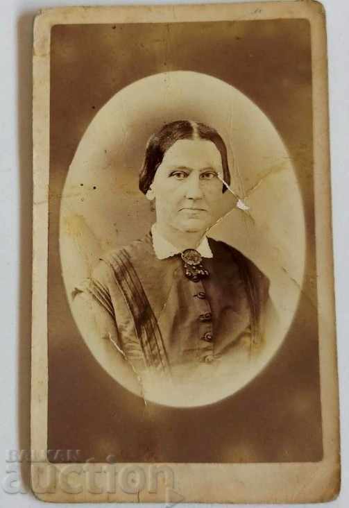 THE END OF THE 19TH CENTURY OLD PHOTO PHOTOGRAPH OF A WOMAN