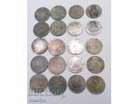 20 BGN ανά 1 BGN, 1962 και 1969, κέρμα, κέρματα, λεβ