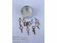 Large LOT keys for pocket watches. №1348