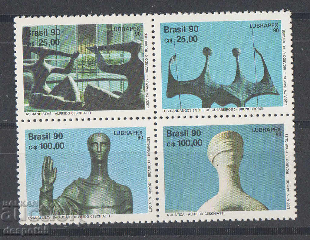 1990. Brazil. Brazilian-Portuguese Philatelic Exhibition.