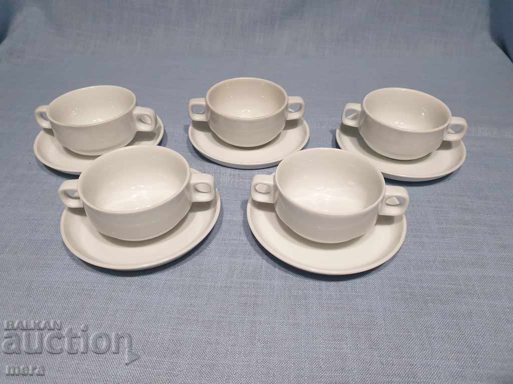 Porcelain set-cups, bought with two handles Schonwald Germany with price 90.00 BGN | € 46.02 Porcelain set-cups, bought with two handles Schonwald Germany with price 90.00 BGN | € 46.02