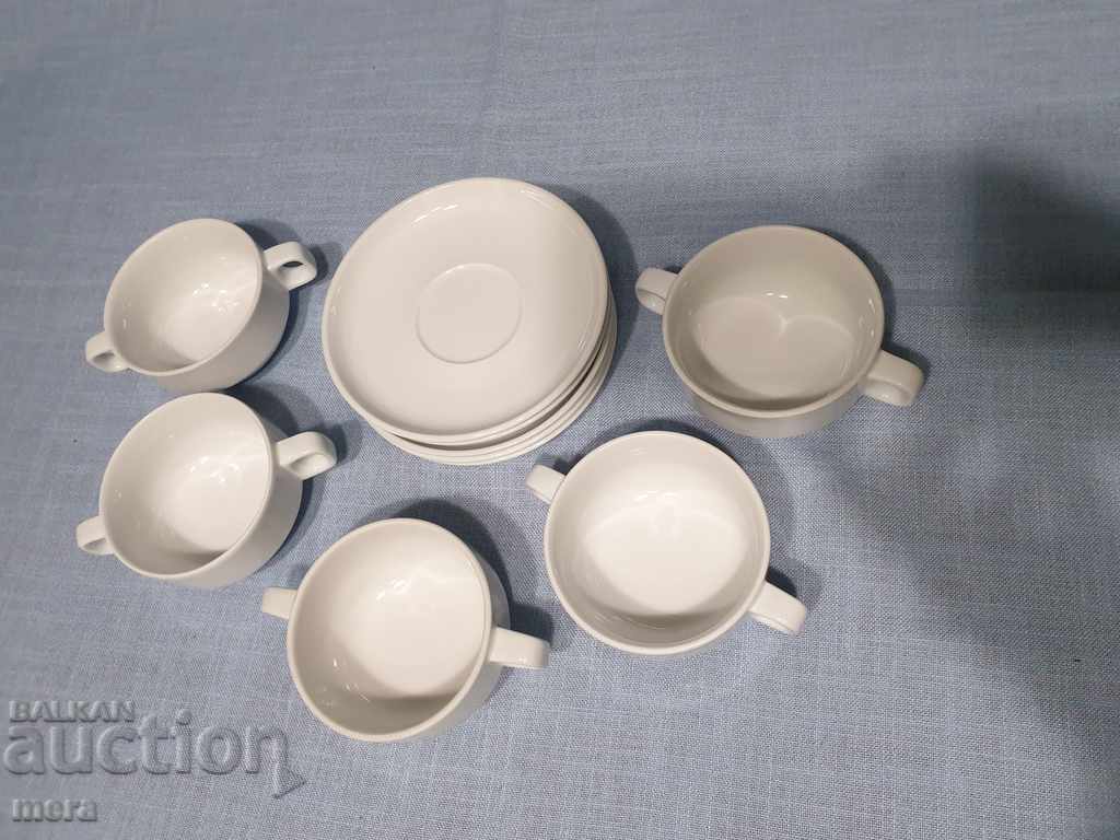 Delivery of Porcelain set-cups, bought with two handles Schonwald Germany Delivery of Porcelain set-cups, bought with two handles Schonwald Germany