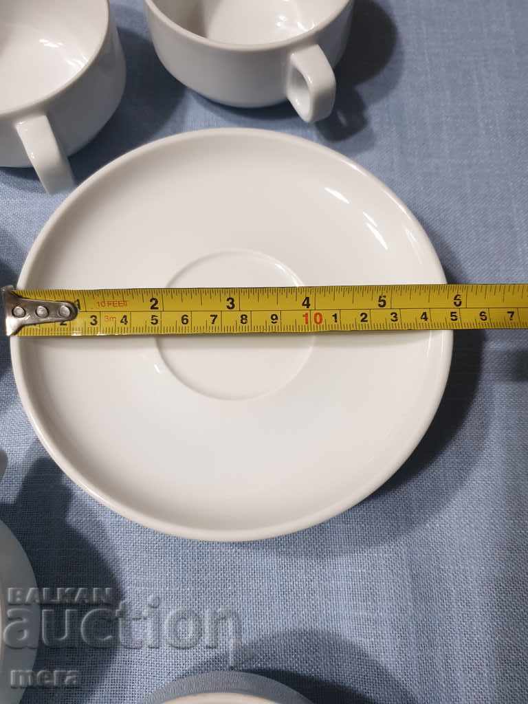 Porcelain set-cups, bought with two handles Schonwald Germany - 6 Porcelain set-cups, bought with two handles Schonwald Germany - 6