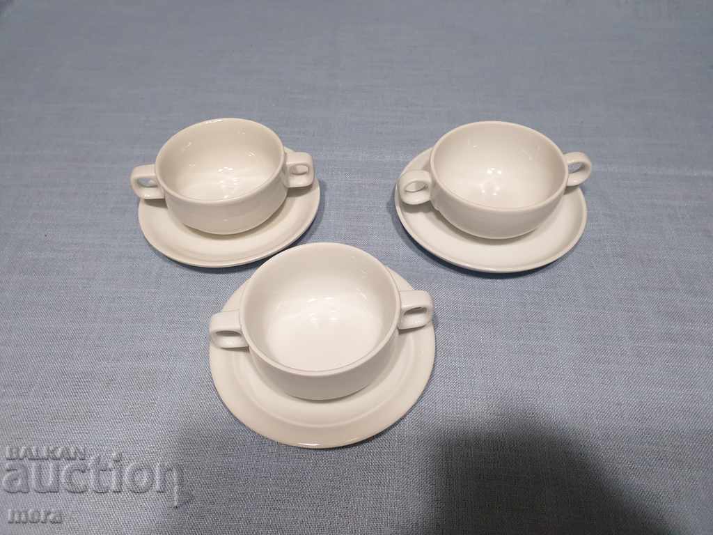 Porcelain set-cups, bought with two handles Schonwald Germany with price 15.00 BGN | € 7.67
