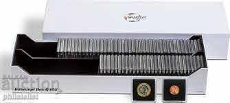 Quadrum Intercept - 22 mm square coin capsule - 5 Quadrum Intercept - 22 mm square coin capsule - 5