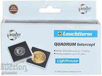 Quadrum Intercept - 22 mm square coin capsule