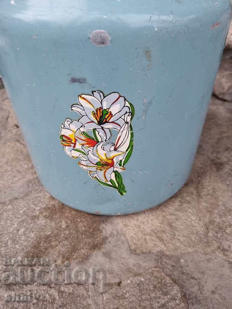 Old aluminum milk container. with price 35.00 BGN | € 17.90 Old aluminum milk container. with price 35.00 BGN | € 17.90