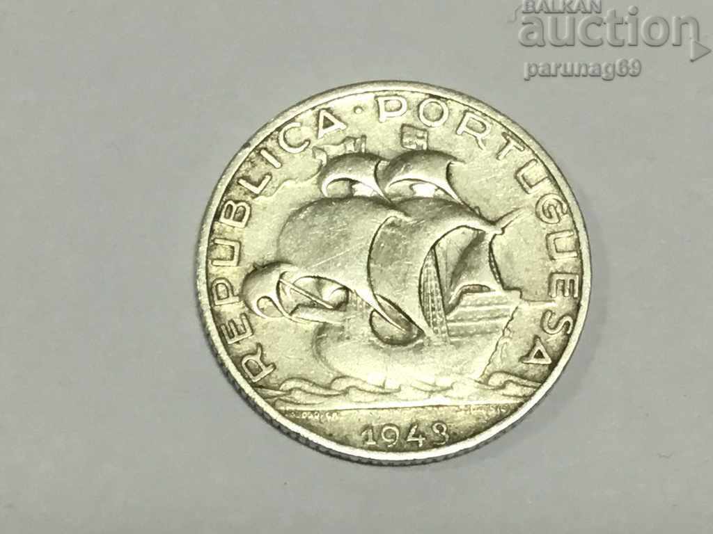 Portugalia 2.5 escudos 1943 (BS)