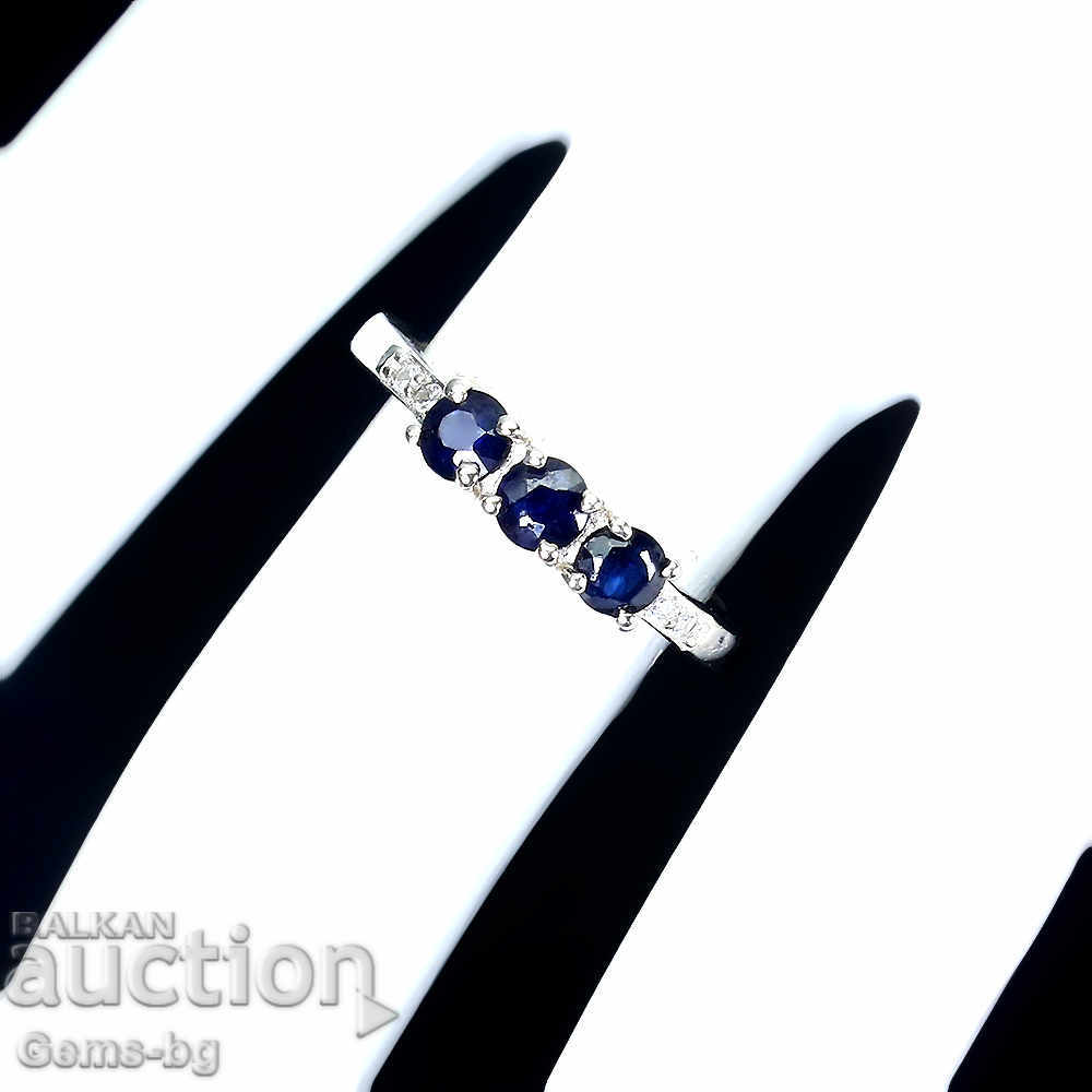 Δημοπρασία Δαχτυλίδι με φυσικά ζαφείρια και ζιρκόνιο Δημοπρασία Δαχτυλίδι με φυσικά ζαφείρια και ζιρκόνιο