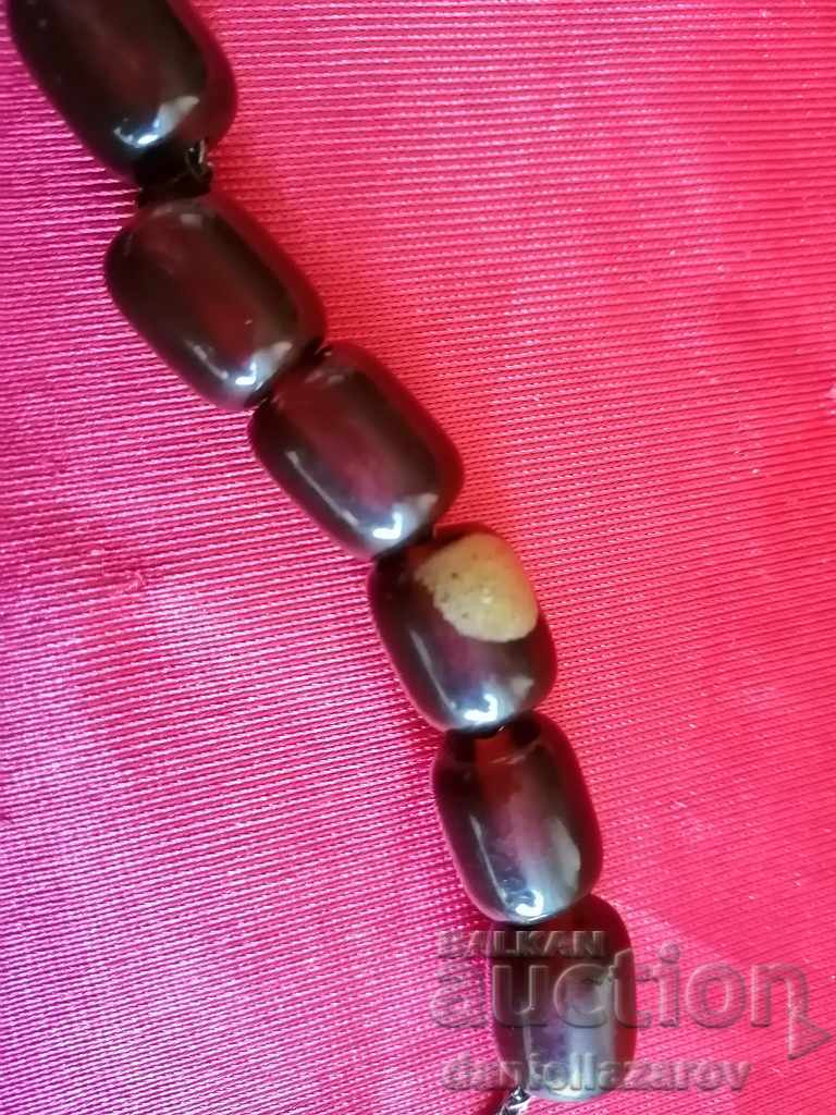 Auction Amber Rosary, RED Amber and Silver Auction Amber Rosary, RED Amber and Silver