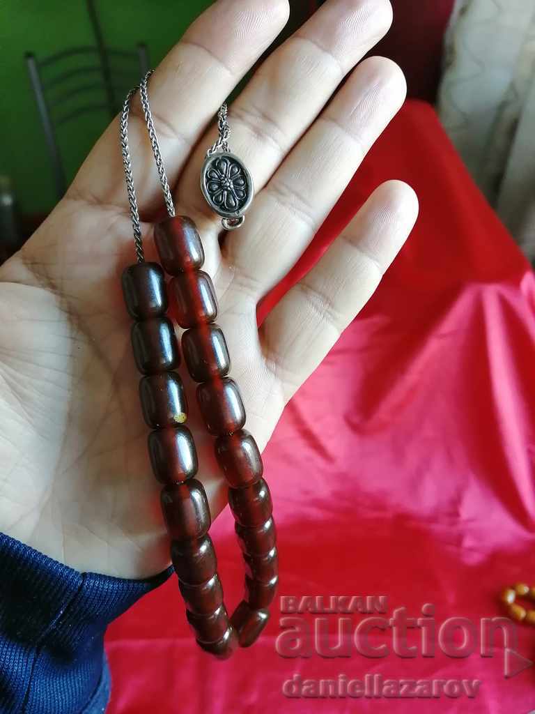 Delivery of Amber Rosary, RED Amber and Silver Delivery of Amber Rosary, RED Amber and Silver