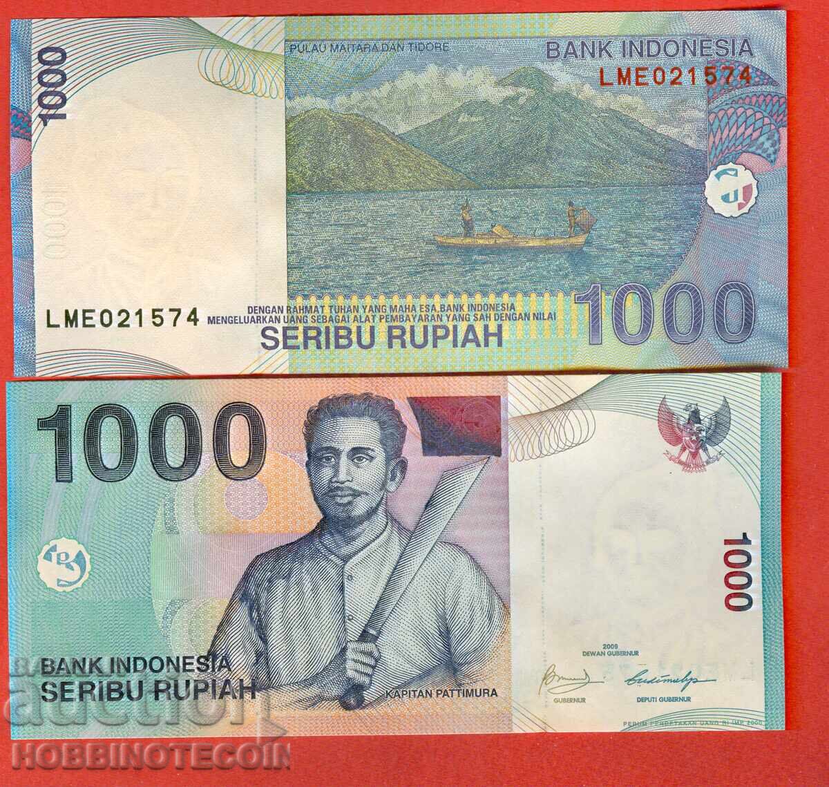 ИНДОНЕЗИЯ INDONESIA 1000 емисия issue 2009 2000 LME НОВА UNC