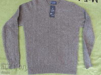 Gray 100% cashmere sweater, new, size L, Mongolia
