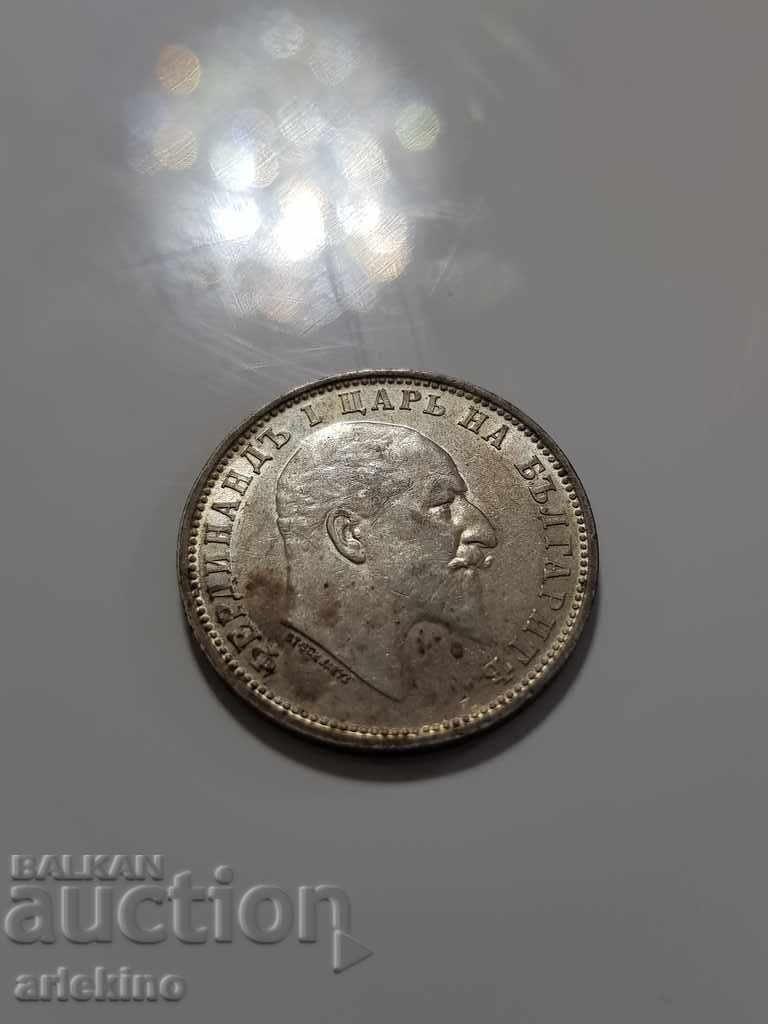 Top quality silver coin BGN 1, 1910 gloss - 5