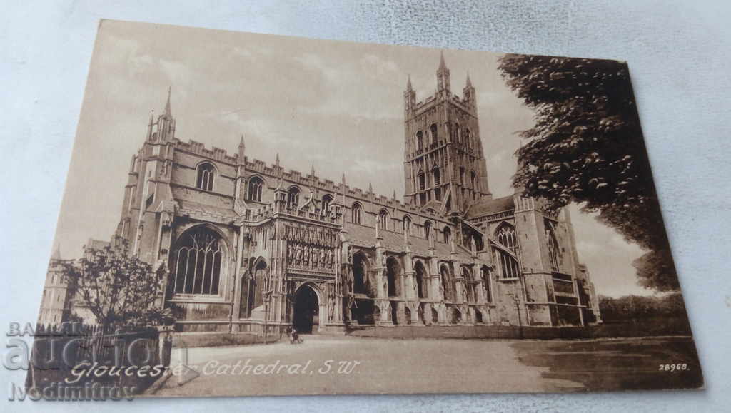 Postcard Glouchester Cathedral