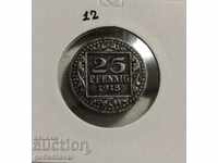 Germania-Nodgeld 25 Pfennig 1918