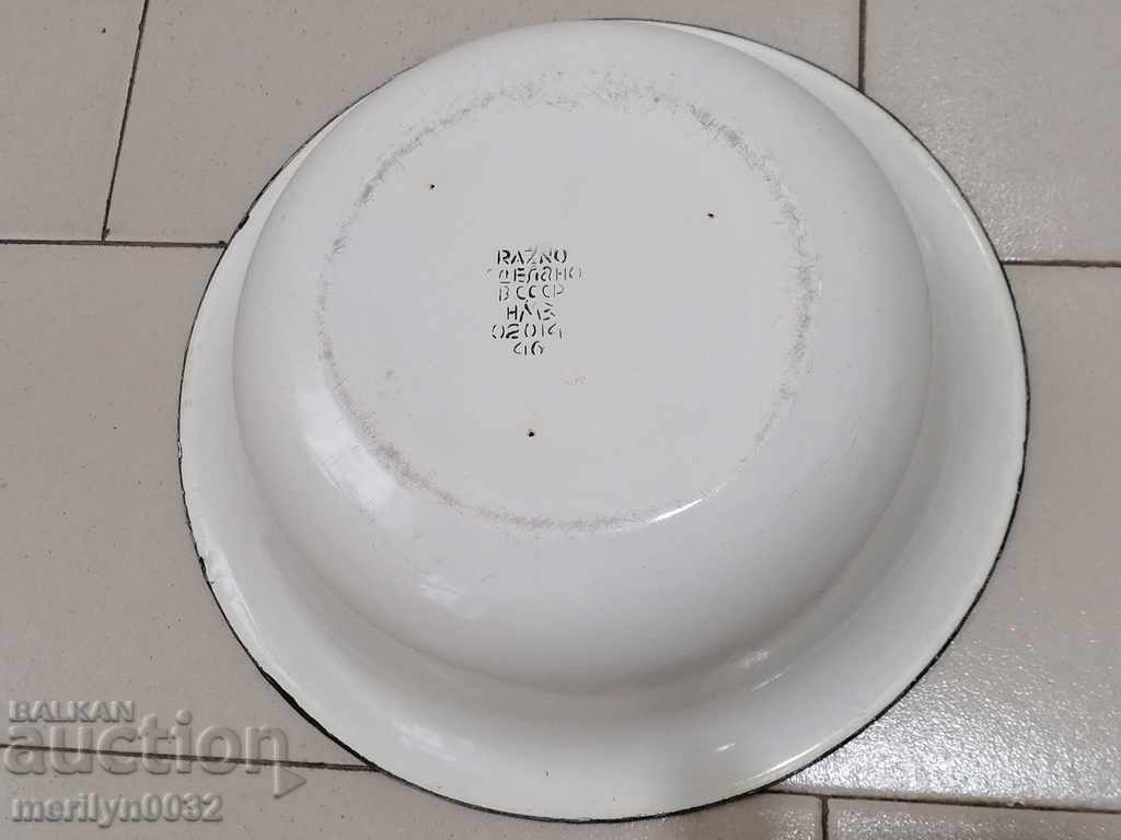 Доставка на Емайлиран малък леген, корито, съд с емайл купа Доставка на Емайлиран малък леген, корито, съд с емайл купа