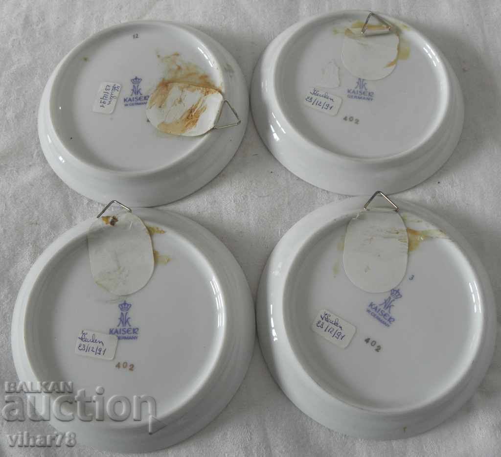 LOT OF PORCELAIN COLLECTOR PLATES-KAISER - 5 LOT OF PORCELAIN COLLECTOR PLATES-KAISER - 5