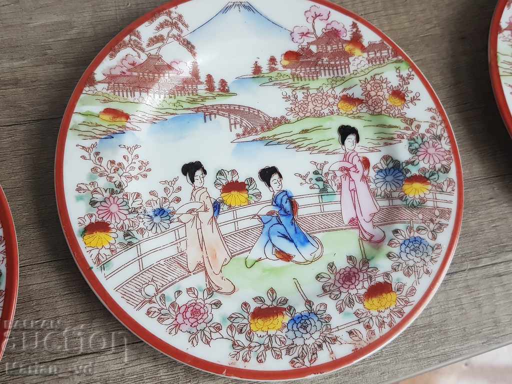 Auction Dessert plate - Japanese porcelain 6 pcs. Auction Dessert plate - Japanese porcelain 6 pcs.