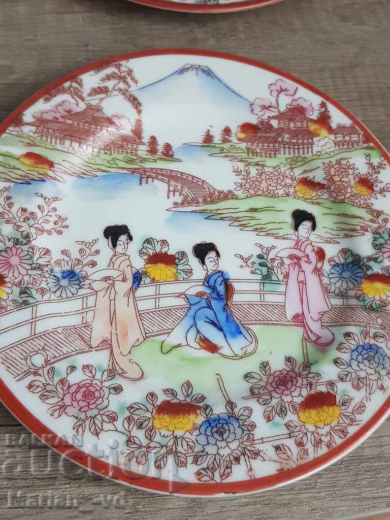 Dessert plate - Japanese porcelain 6 pcs. - 5 Dessert plate - Japanese porcelain 6 pcs. - 5