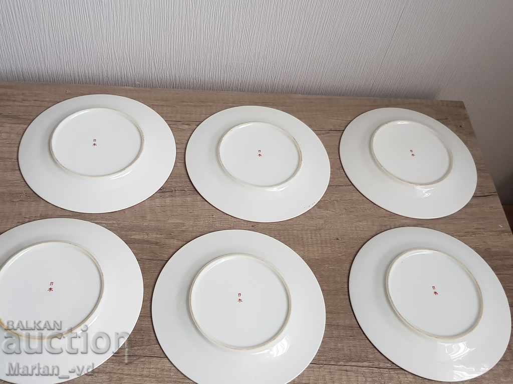 Dessert plate - Japanese porcelain 6 pcs. - 6 Dessert plate - Japanese porcelain 6 pcs. - 6
