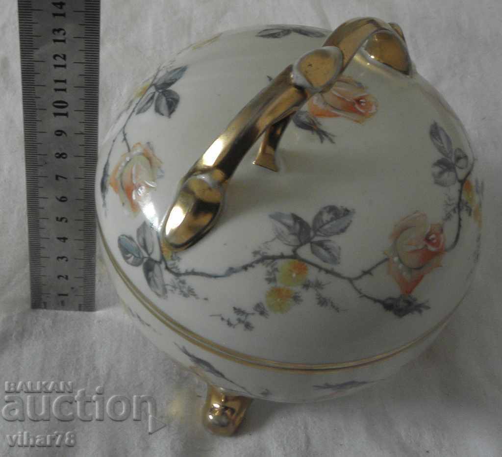 Delivery of Old porcelain candy box