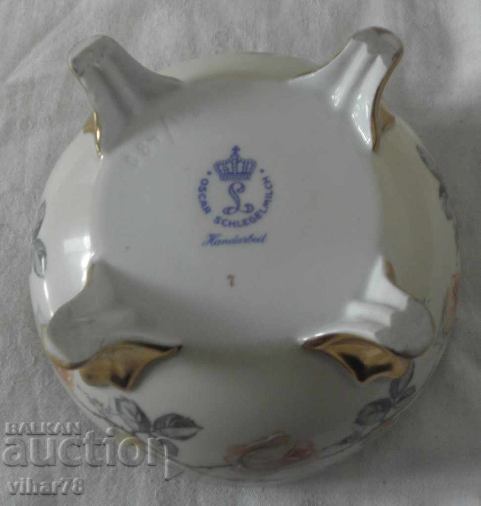 Old porcelain candy box - 7