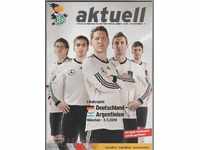 Programul de Fotbal Germania-Argentina 2010