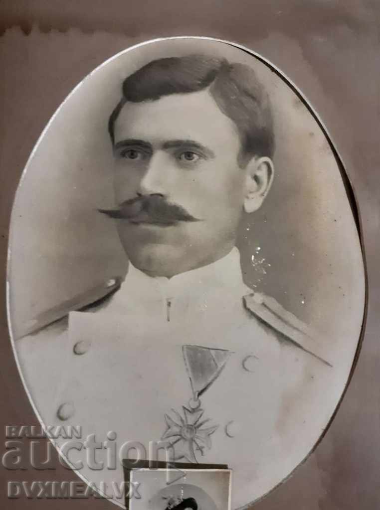 Old photograph, portrait of a Royal officer with price 35.00 BGN | € 17.90 Old photograph, portrait of a Royal officer with price 35.00 BGN | € 17.90