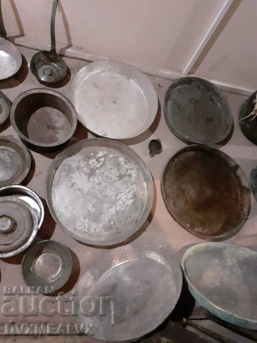 Delivery of Huge lot of copper, copper vessels, mints, boilers Delivery of Huge lot of copper, copper vessels, mints, boilers