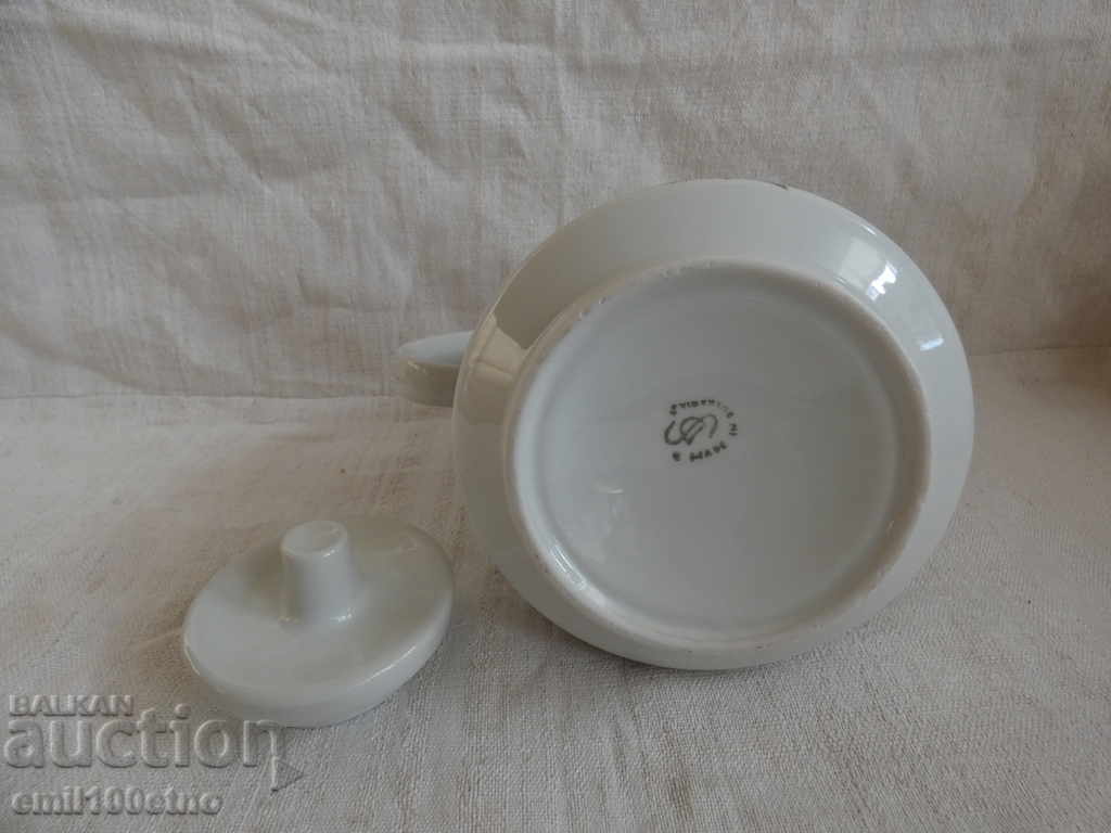 Beautiful teapot old Bulgarian porcelain - 6 Beautiful teapot old Bulgarian porcelain - 6