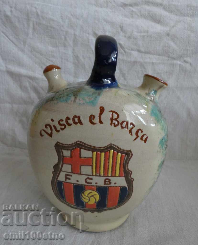 Ζήτω Μπάρτσα - Κεραμική στάμνα - Visca el Barça