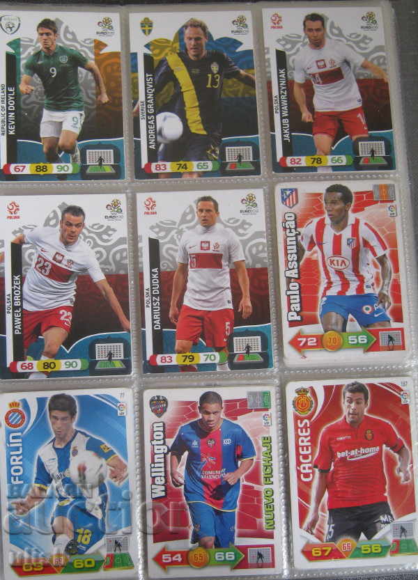 216 pcs. Panini football stickers Panini 2010-2012 album with price 50.00 BGN | € 25.56 216 pcs. Panini football stickers Panini 2010-2012 album with price 50.00 BGN | € 25.56