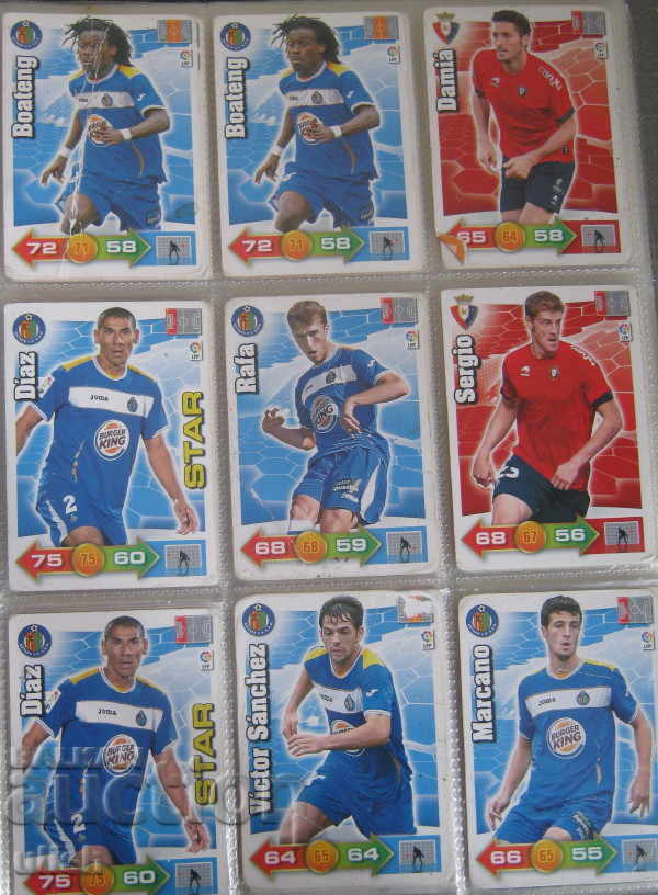 Auction 216 pcs. Panini football stickers Panini 2010-2012 album Auction 216 pcs. Panini football stickers Panini 2010-2012 album