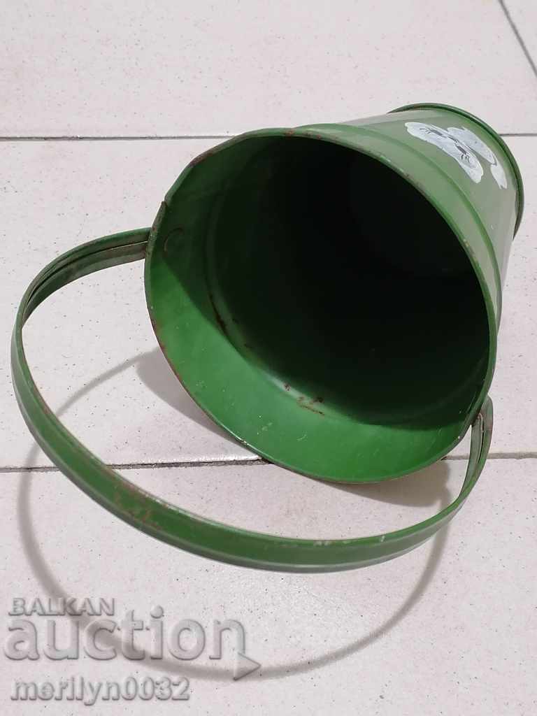 Children's tin toy bucket, bucket NRB - 6 Children's tin toy bucket, bucket NRB - 6