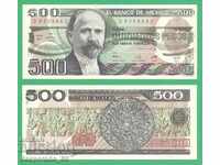 (¯`'•.¸ MEXICO 500 pesos 1984 UNC ¸.•'´¯)