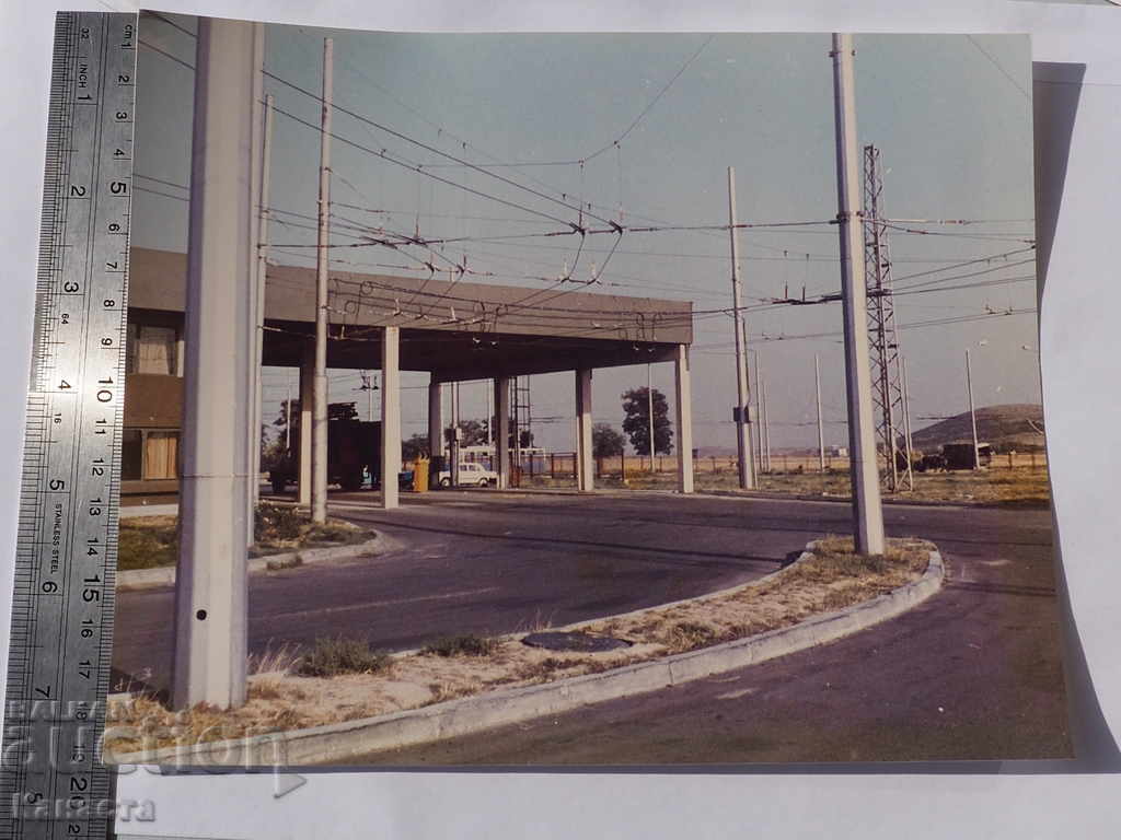 Стара Снимка Завод Гараж депо  Тролейбус    Соц.1970   ПК 11