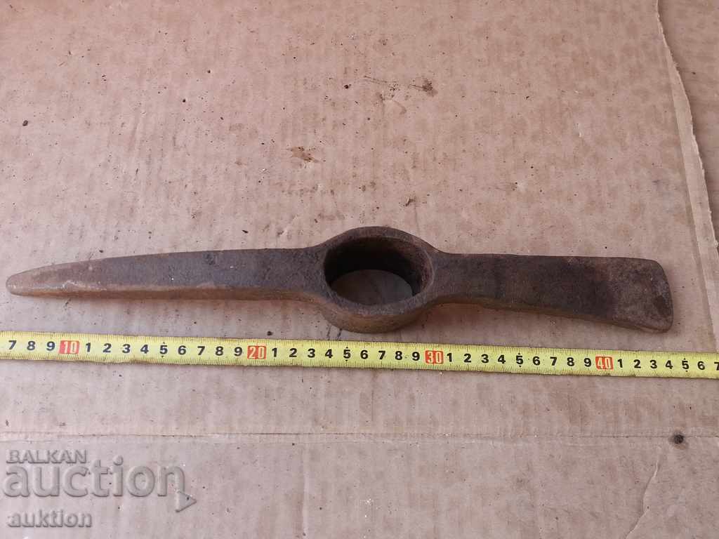 Auction OLD FORGED PICK WITH MARKING - MILITARY Auction OLD FORGED PICK WITH MARKING - MILITARY