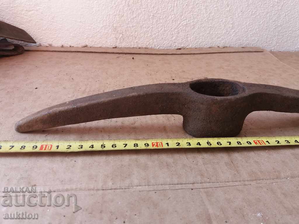Delivery of OLD FORGED PICK WITH MARKING - MILITARY Delivery of OLD FORGED PICK WITH MARKING - MILITARY